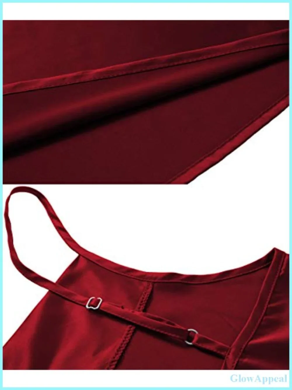 Silky Satin Cowl Neck Camisole Tank Top Spaghetti Strap Sleeveless Blouse
